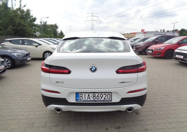 BMW X4 cena 189900 przebieg: 59000, rok produkcji 2019 z Cybinka małe 254